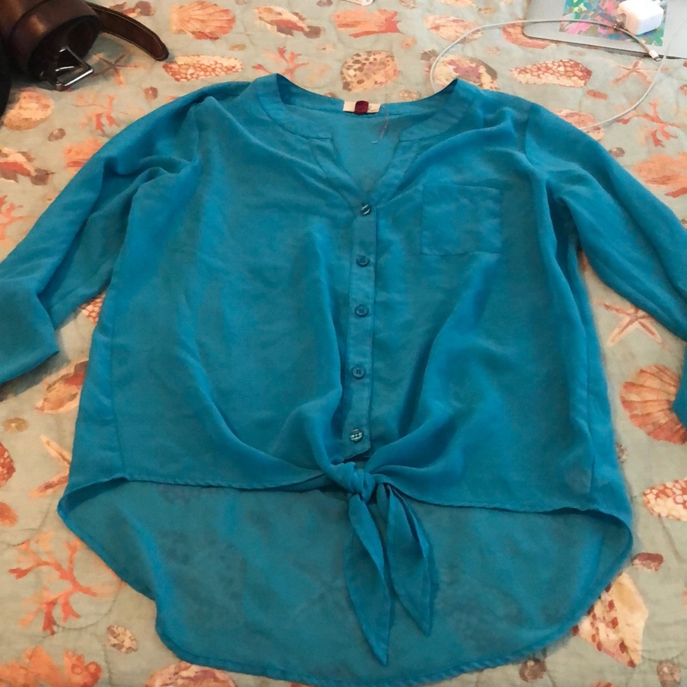 LEI translucent shirt